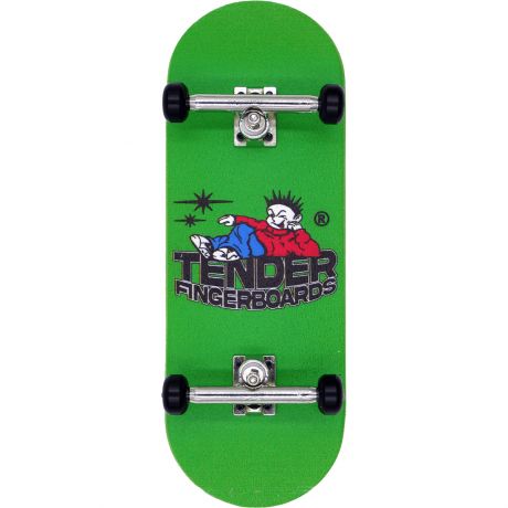 Slushcult Fingerboard Complete Tender No F*cks 34mm - Green