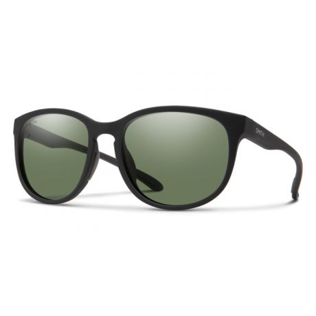 Smith Wms Lake Shasta Matte Black - ChromaPop Polarized Grey Green