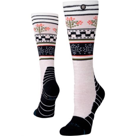 Stance Wm Snow Winter Bloom Midcrew Socks
