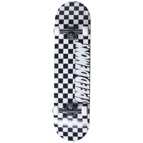 Speed Demons Checkers Complete Skate - 8"