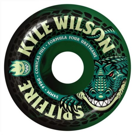 Spitfire Formula Four Kyle Wilson Death Roll Conical Full Wheels 99A - 54mm