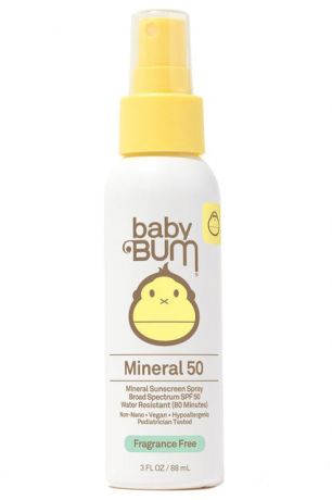 Baby Bum SPF 50 Mineral Sunscreen Spray Fragrance Free