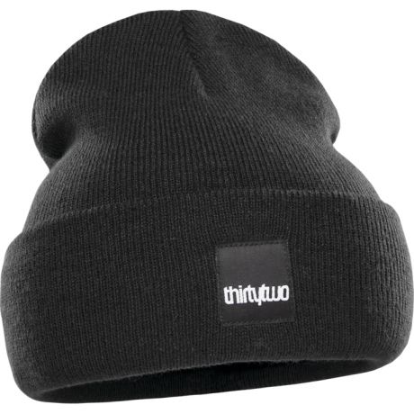 Thirty-Two Patch Beanie Black 