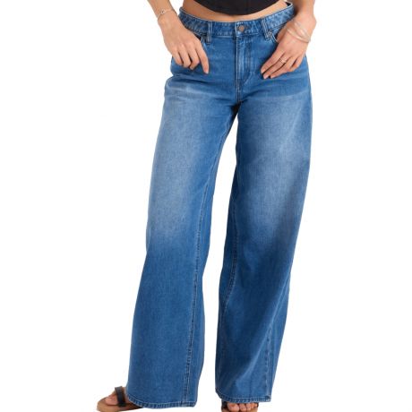 Volcom Wm Stoned Boyfriend Lowrise Denim