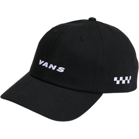 Vans Check Side Curved Bill Jockey Cap - Black