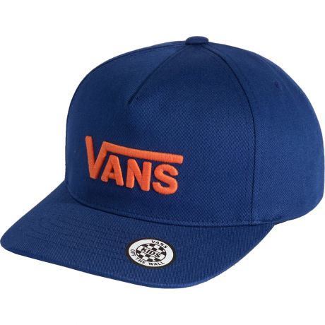 Vans Youth Drop V Logo Snapback - Deep Indigo