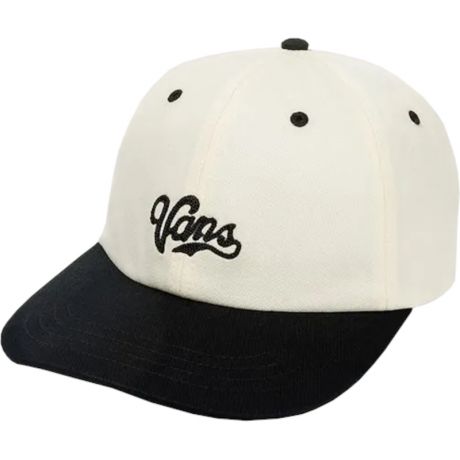 Vans Lefty Script Curved Bill Jockey Cap - Black