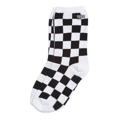 Vans Wms Ticker Sock [6.5-10] - Black/Checkerboard 