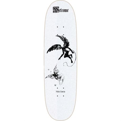 Welcome Paradox Nick Garcia Pro Model White Glitter Deck - 8.8"