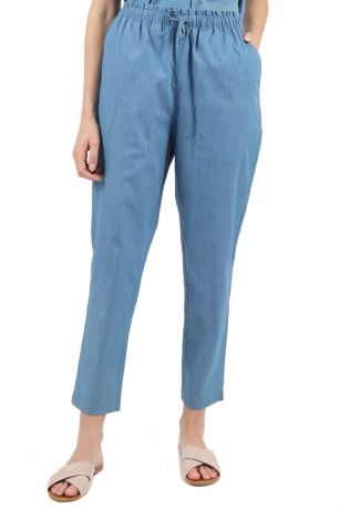 Wemoto Wms Lou Chambray Paper Bag Pants