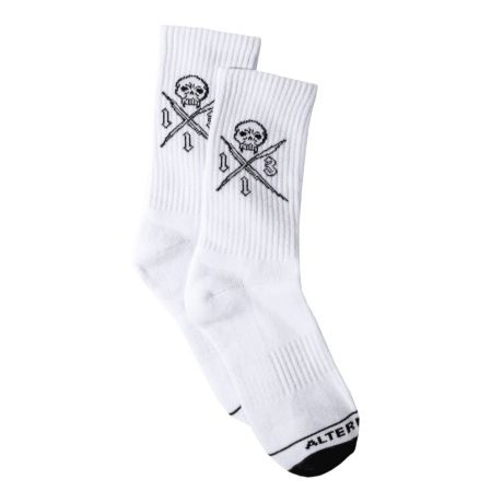 Alternative Skull Socks - White
