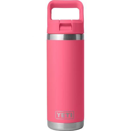 YETI Insulated Water Straw Bottle Rambler 18oz - Tropical Pink