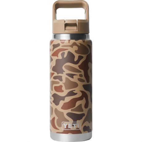 YETI Straw Bottle Rambler 26oz - Wetlands Camo