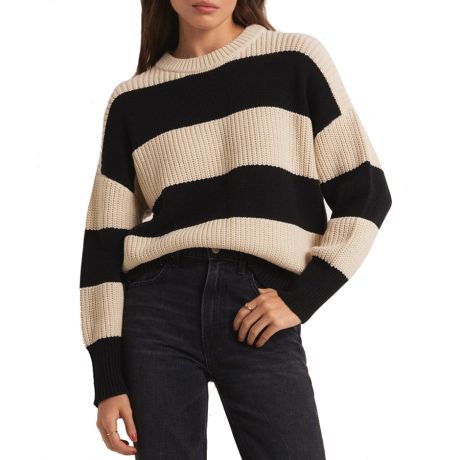 Z Supply Wms Fresca Stripe Sweater